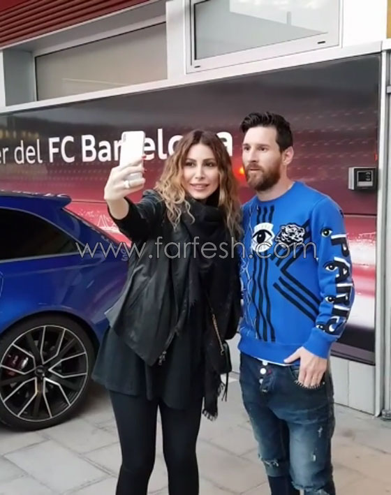 فيديو يارا تلتقي مع ليونيل ميسي وتطلب توقيعه.. صورة رقم 1