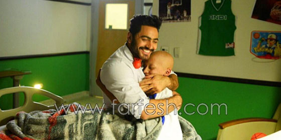 صور تامر حسني وبسمة بوسيل يعتمران وفيديو اغنية تامر (الموضوع فيك)  صورة رقم 4