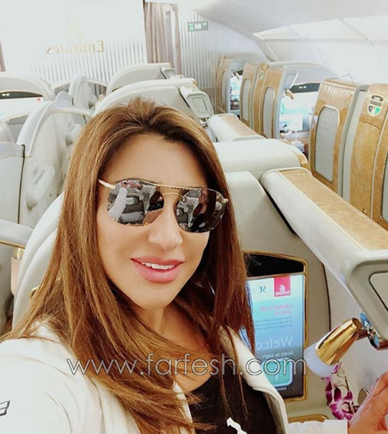  صورة سيلفي  نجوى كرم في الطائرة ليست سيلفي! فهل خدعت جمهورها؟ صورة رقم 1