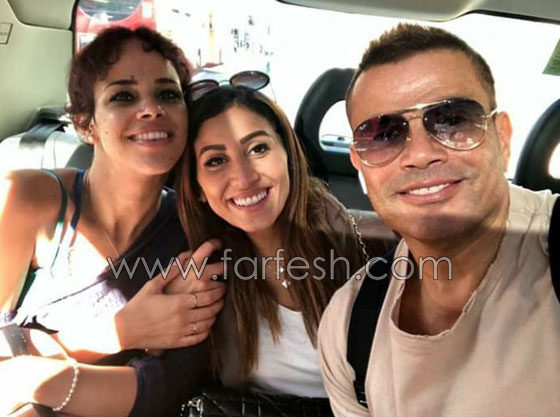 موعد زفاف عمرو دياب ودينا الشربيني ونور تنشر صورتها مع عروس والدها! صورة رقم 1