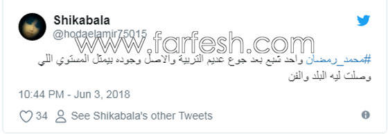ردود فعل النجوم  ضد محمد رمضان الذي وصف منتقديه بالـ (حمير)! صورة رقم 6