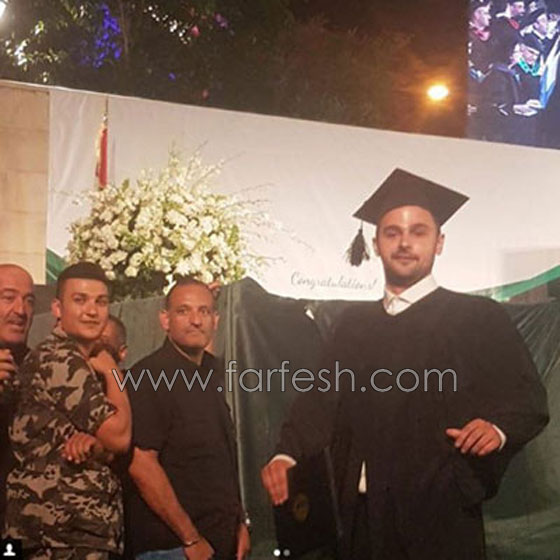صور جورج وسوف في حفل تخرج ابنه (جورج جونيور) من الجامعة  صورة رقم 3