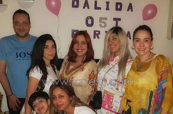 صور مي كساب في حفل عقيقة (داليدا): شاهد اطلالتها الاولى بعد الولادة  صورة رقم 1