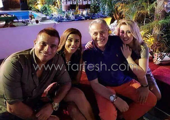 من الذي سرب صور جديدة لعمرو دياب ودينا الشربيني وقائمة المدعوين لزفافهما؟ صورة رقم 1