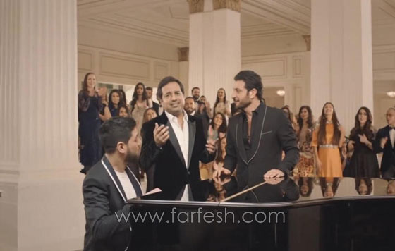 فيديو راشد الماجد، ماجد المهندس ووليد الشامي في أغنية ثلاثية (انا انا) صورة رقم 6