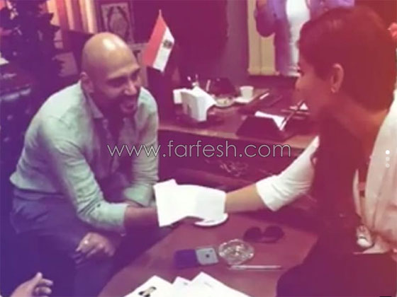 الصور الاولى لعقد قران مي سليم  ووليد فواز.. الف مبروك صورة رقم 3