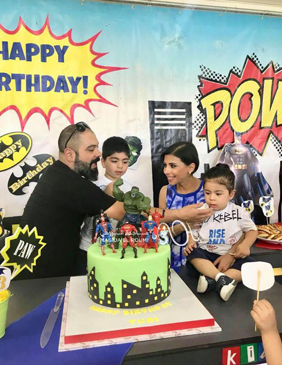 بالصور: النجمة اللبنانية ماجدة الرومي تحتفل بعيد ميلاد حفيدها الثالث صورة رقم 3
