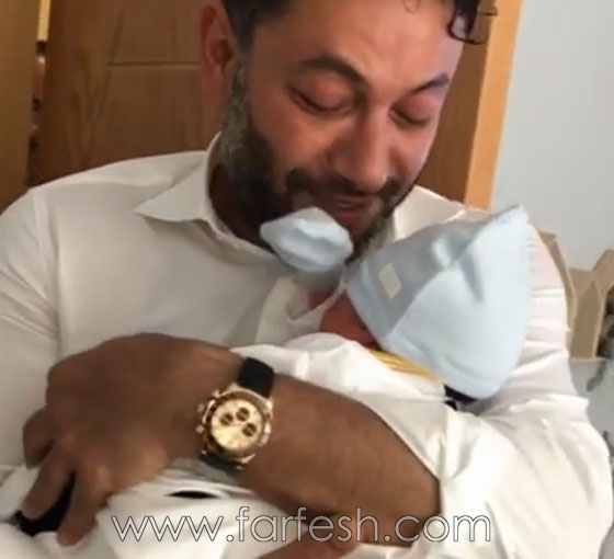  فيديو مؤثر جدا: الفنان زياد برجي يرى طفله ويحمله للمرة الأولى  صورة رقم 3