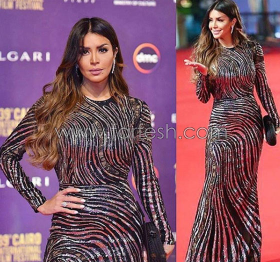  هل ترتدي امل بوشوشة في هذه الصورة قميص نوم مثير وشفاف؟ صورة رقم 5