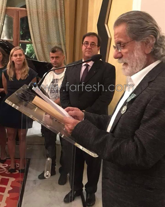 بالصور: فرنسا تمنح مارسيل خليفة وسام الفنون والآداب برتبة فارس صورة رقم 2