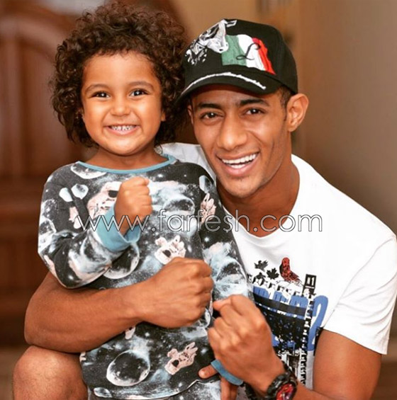 صور وفيديو: محمد رمضان يتحدى محمد صلاح ويحتفل بعيد ميلاد ابنه وابنته صورة رقم 12