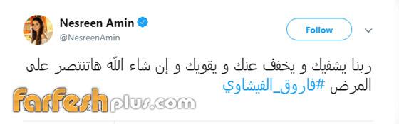  النجوم يدعمون فاروق الفيشاوي بكلمات مؤثرة: أنت أقوى من السرطان!  صورة رقم 9