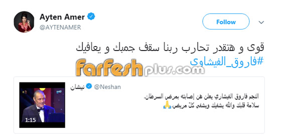  النجوم يدعمون فاروق الفيشاوي بكلمات مؤثرة: أنت أقوى من السرطان!  صورة رقم 13