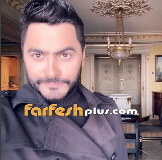 الفنانون يهنئون تامر حسني وزوجته بسمة بوسيل بمولودهما الجديد آدم صورة رقم 26