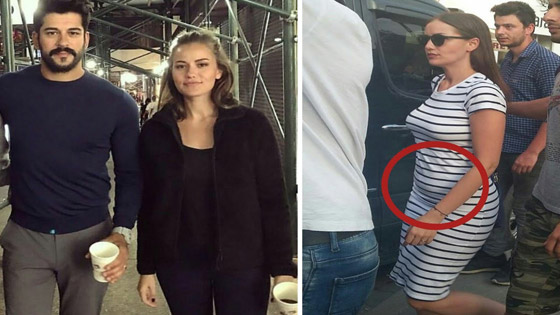  بوراك أوزجيفيت وفهرية أفجين يكشفان عن مولودهما الأول بأنه (( ذكر)) صورة رقم 1