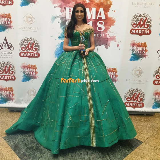  الف مبروك دنيا بطمة الفوز بجائزة الـ (باما) كأفضل فنانة بالشرق الاوسط صورة رقم 3