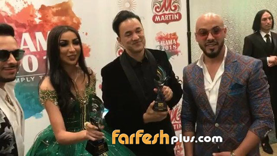  الف مبروك دنيا بطمة الفوز بجائزة الـ (باما) كأفضل فنانة بالشرق الاوسط صورة رقم 5