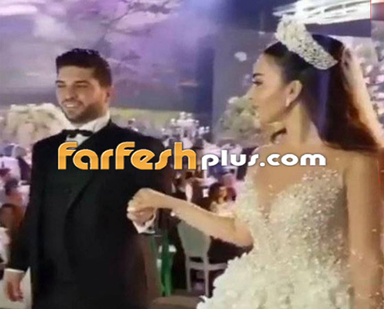 صور مسربة لابنة لجين عمران وزوجها في حفل زفافهما.. شاهدوا جمالها صورة رقم 1