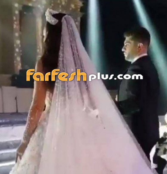 صور مسربة لابنة لجين عمران وزوجها في حفل زفافهما.. شاهدوا جمالها صورة رقم 2