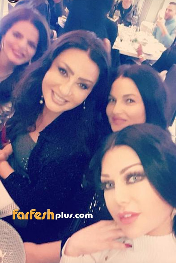 وأخيرا وبعد قطيعة سنوات، هيفاء وهبي تصالح لطيفة وفلة صورة رقم 7