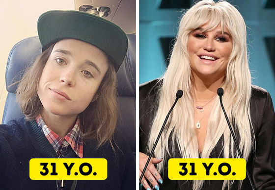  المظاهر خداعة! نجوم بنفس العمر لكن الفرق في اطلالتهم صادم! صورة رقم 12