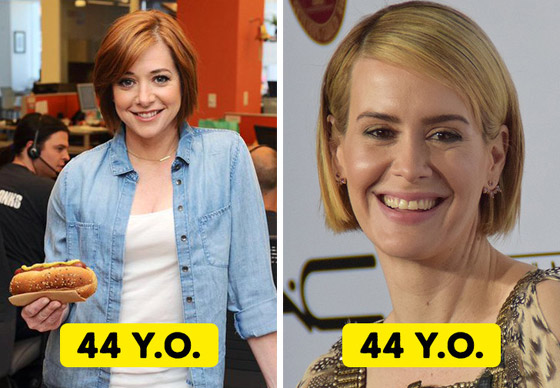  المظاهر خداعة! نجوم بنفس العمر لكن الفرق في اطلالتهم صادم! صورة رقم 9