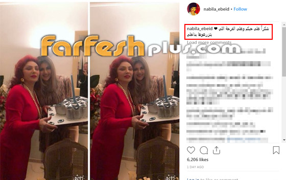 فيديو وصور: نبيلة عبيد ترقص في عيد ميلادها وتعيد ارتداء فستان قديم صورة رقم 2