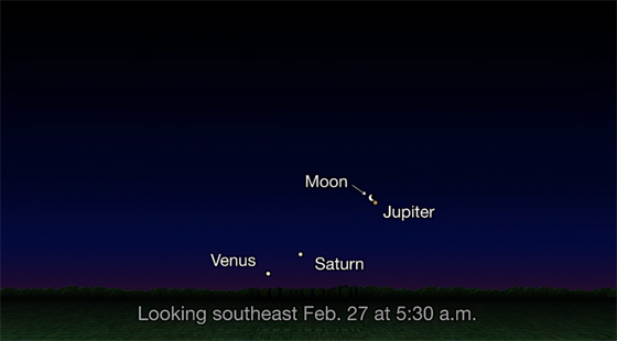الليلة: انظروا إلى السماء وشاهدوا زحل والمشتري والزهرة معا صورة رقم 4