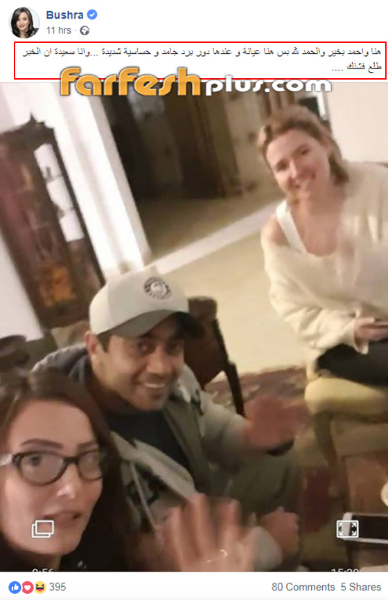 بشرى تكشف الحقيقة عن طلاق أحمد فلوكس وهنا شيحة صورة رقم 1