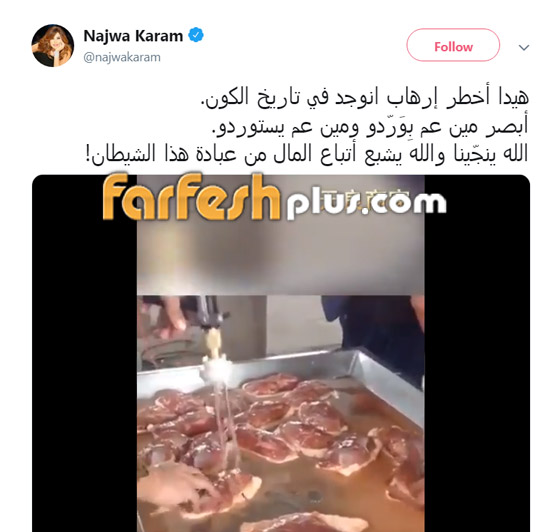 نجوى كرم تنشر فيديو مريع وتعلّق: الله ينجينا من الشيطان!   صورة رقم 1