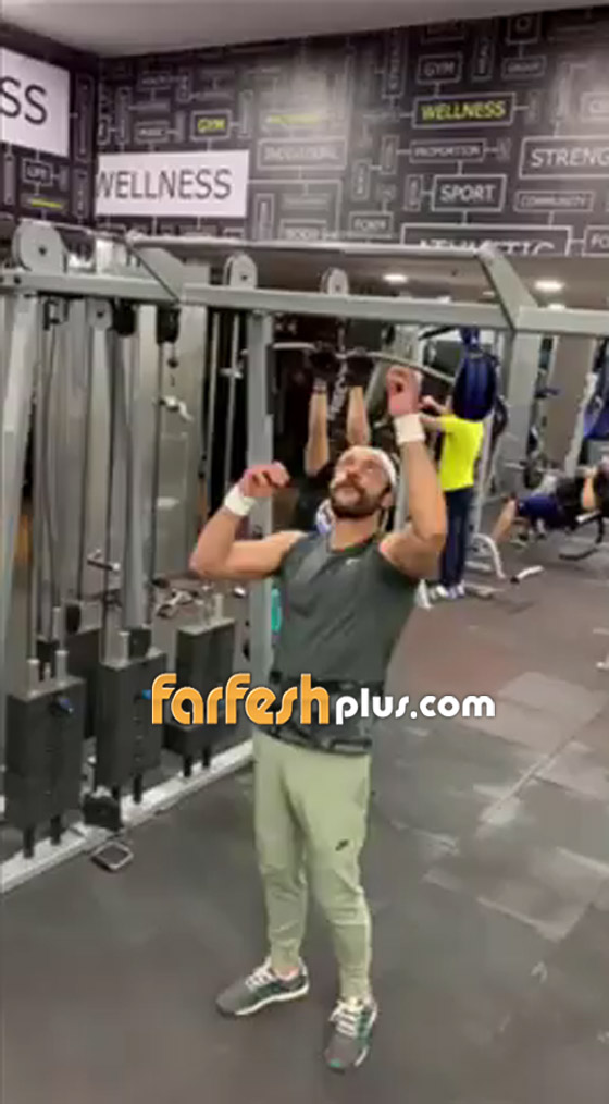 فيديو محمد إمام في الجيم يستعرض عضلاته قبل مسلسل رمضان (هوجان) صورة رقم 6