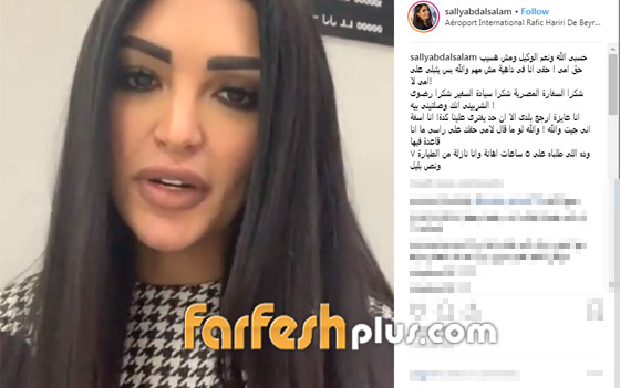 ما سبب احتجاز الاعلامية المصرية سالي عبد السلام في مطار بيروت؟ فيديو صورة رقم 1