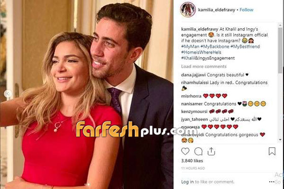 شاهد الصور الاولى لكاميليا الدفراوي، ابنة علا غانم فى حفل خطوبتها  صورة رقم 5