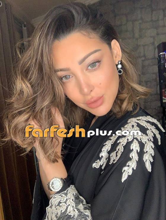 المغربية بسمة بوسيل زوجة تامر حسني بفستان أسود خطف كل الأنظار! صور صورة رقم 6