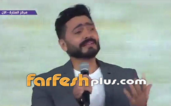 فيديو تامر حسني يغني أمام السيسي بعيد الفطر مع أطفال ذا فويس كيدز صورة رقم 5