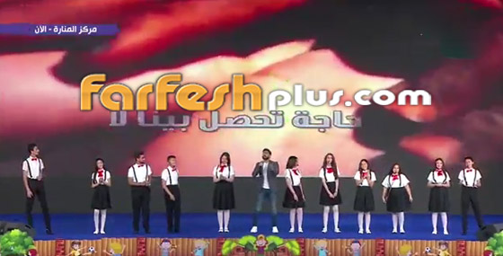 فيديو تامر حسني يغني أمام السيسي بعيد الفطر مع أطفال ذا فويس كيدز صورة رقم 11