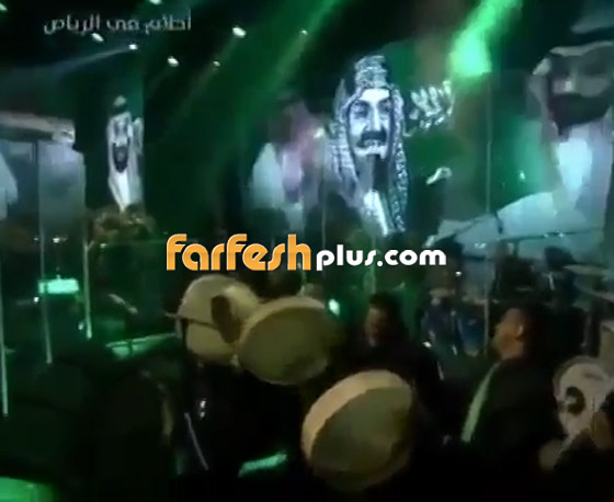 فيديو وصور احلام تغني للملك سلمان والامير محمد وترفع العلم السعودي صورة رقم 4