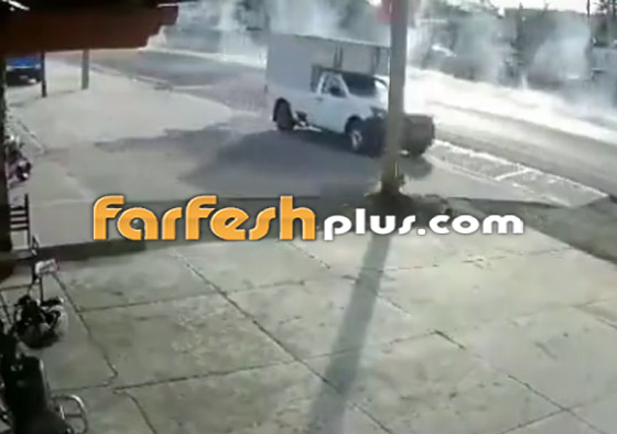 فيديو: شاحنة ضخمة تتحول إلى كتلة منطلقة من النيران مشتعلة بين السيارات صورة رقم 5
