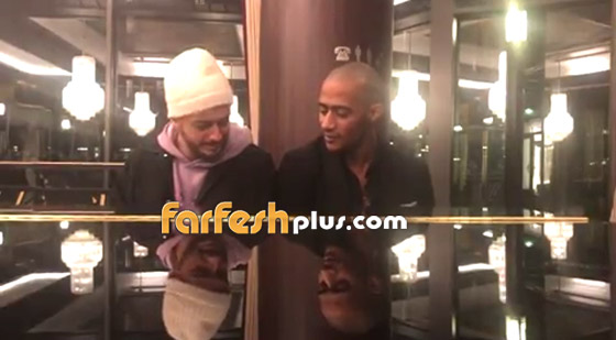 فيديو: النجم المغربي سعد لمجرد والمصري محمد رمضان يسجلان اغنية ديو صورة رقم 2