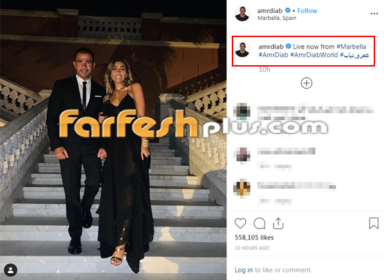 عمرو دياب ينشر لأول مرة صورة له مع دينا الشربيني هل سيعلن ارتباطهما؟ صورة رقم 1