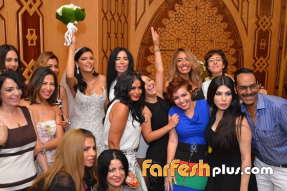 هبة السيسي تحتفل بعقد قرانها بحضور نجوم الفن .. صورة رقم 8