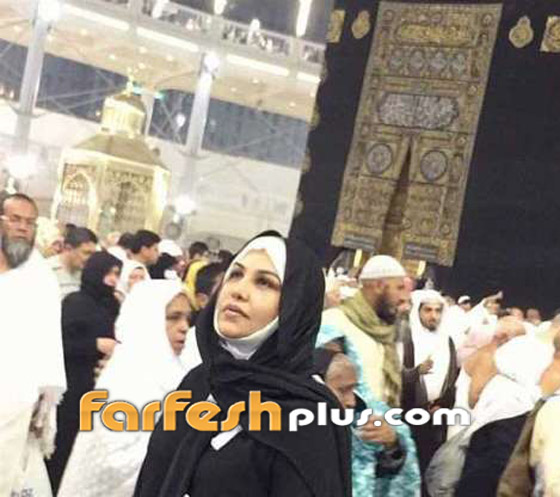 أبرز صور النجمات والفنانات يؤدين مناسك العمرة في الحرم المكي صورة رقم 11