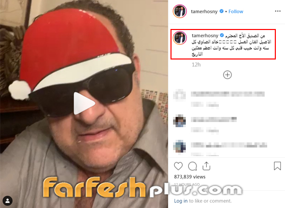 تامر حسني يحتفل بعيد ميلاده الـ42 برفقة بسمة بوسيل ومي عمر صورة رقم 4
