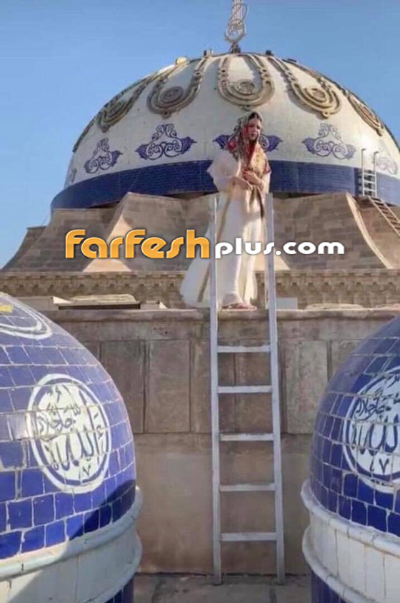 جيهان هاشم تثير الغضب بعد نشرها صورا في مسجد النداء في بغداد! صورة رقم 8