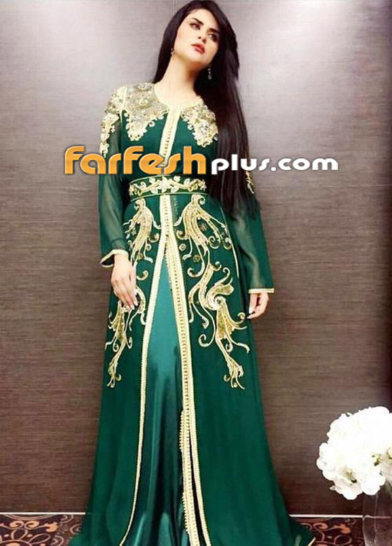 بالصور: الفنانات بأزياء خضراء وذهبية شعبية لليوم الوطني صورة رقم 6