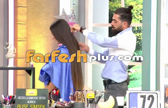 عارضة أزياء تفقد وعيها على الهواء مباشرة والسبب حلاق... فيديو صورة رقم 3