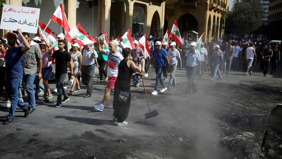 في اليوم الـ45 للاحتجاجات.. التظاهرات مستمرة في لبنان صورة رقم 27