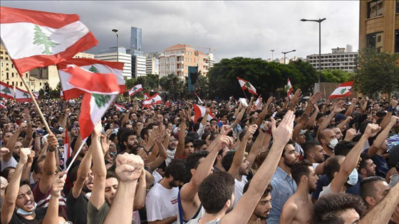 نجوم لبنان يشاركون في المظاهرات الشعبية.. فيديو صورة رقم 7