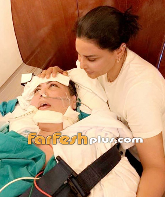 فجر السعيد في غيبوبة في صورة مُوجعة مع أحلام.. وتوجّه رسالة للأخيرة! صورة رقم 8