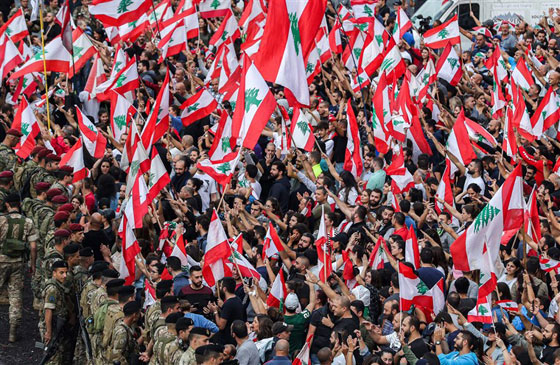 في اليوم الـ45 للاحتجاجات.. التظاهرات مستمرة في لبنان صورة رقم 7